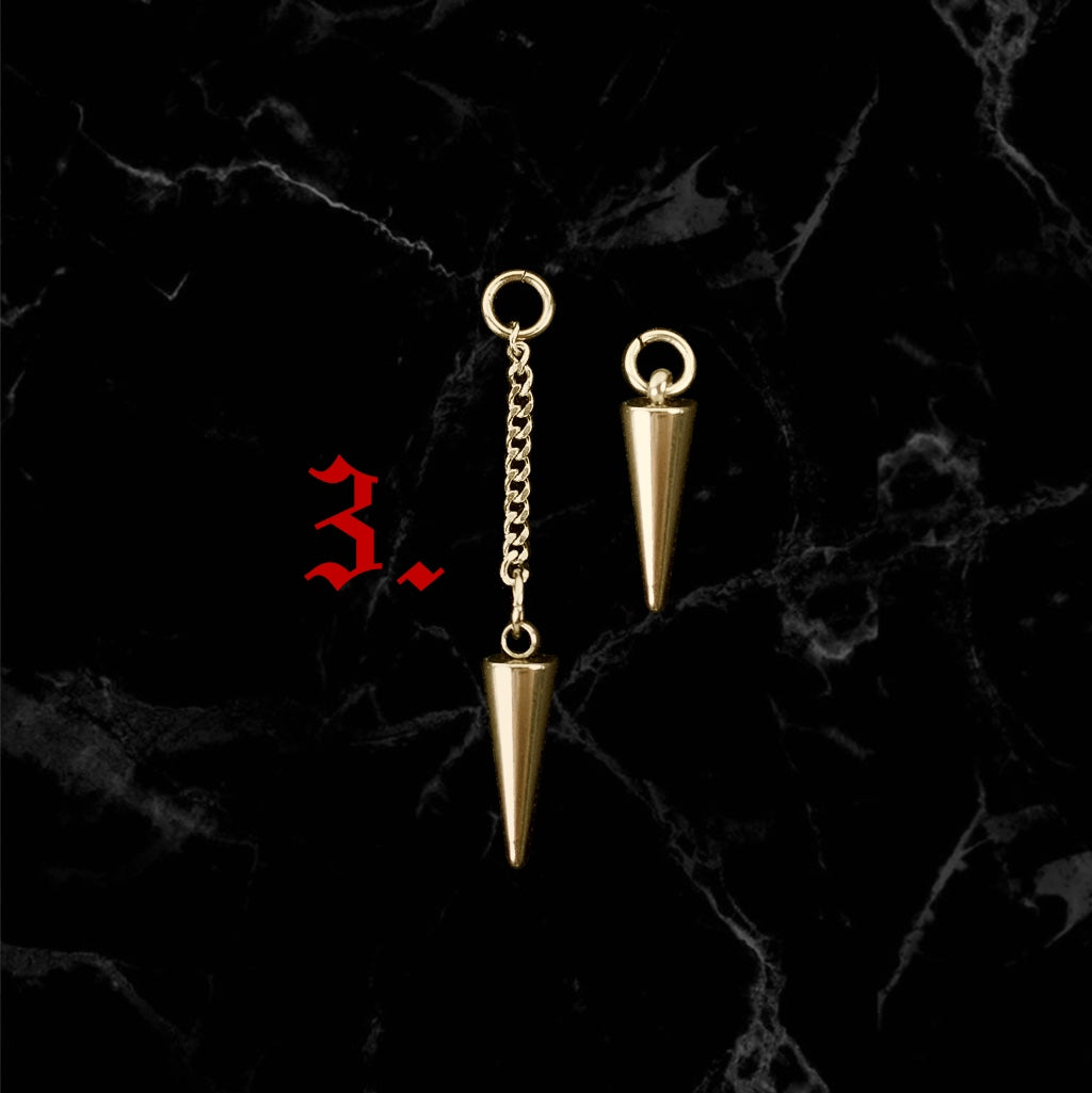 Build-Your-Own Hoops (Gold Plated) - Misc Earrings - While Odin Sleeps